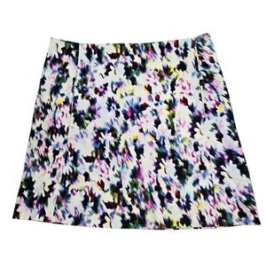 Joe Fresh Multicolor Floral Mini Skirt